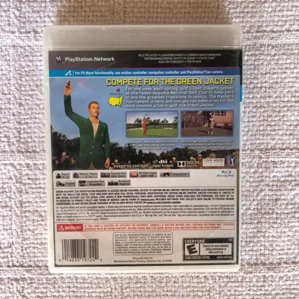 Tiger Woods PGA Tour 13 - Masters Collector's Edition (Sony PlayStation 3, 2012)